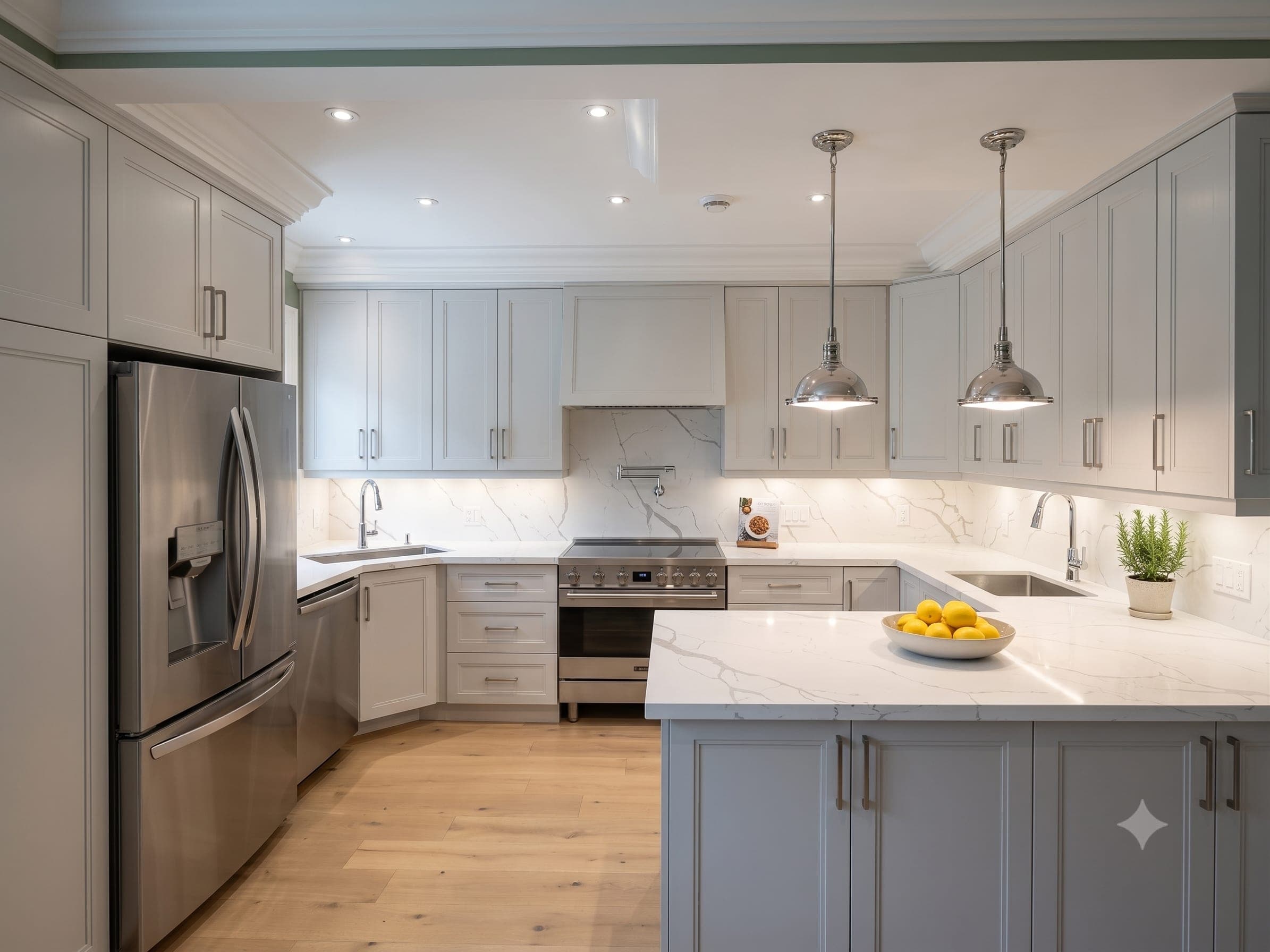 Kitchen, Island & Pendants